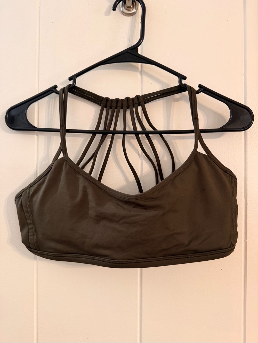 Lululemon Strappy Back Bralette - Olive Green